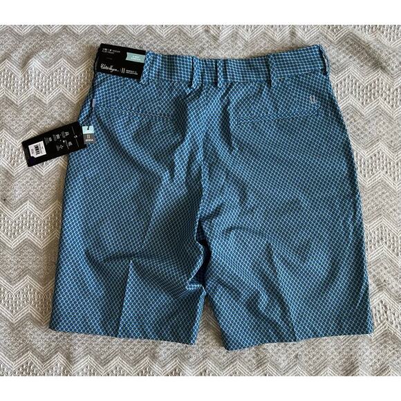 Walter Hagen Micro Menswear Blue P11 Regular Fit Golf Shorts, Waist 32, NWT! - Picture 6 of 11